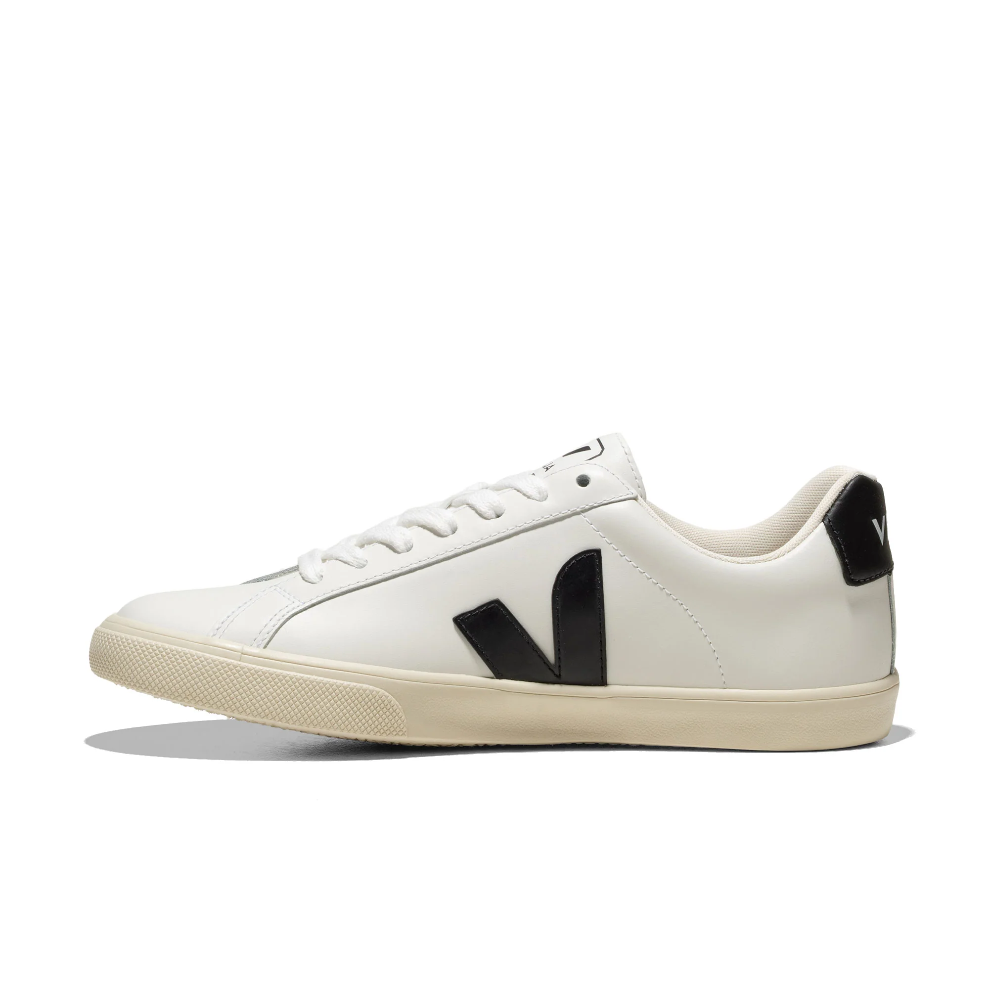 Veja Esplar Logo Leather White/Black - Image 3