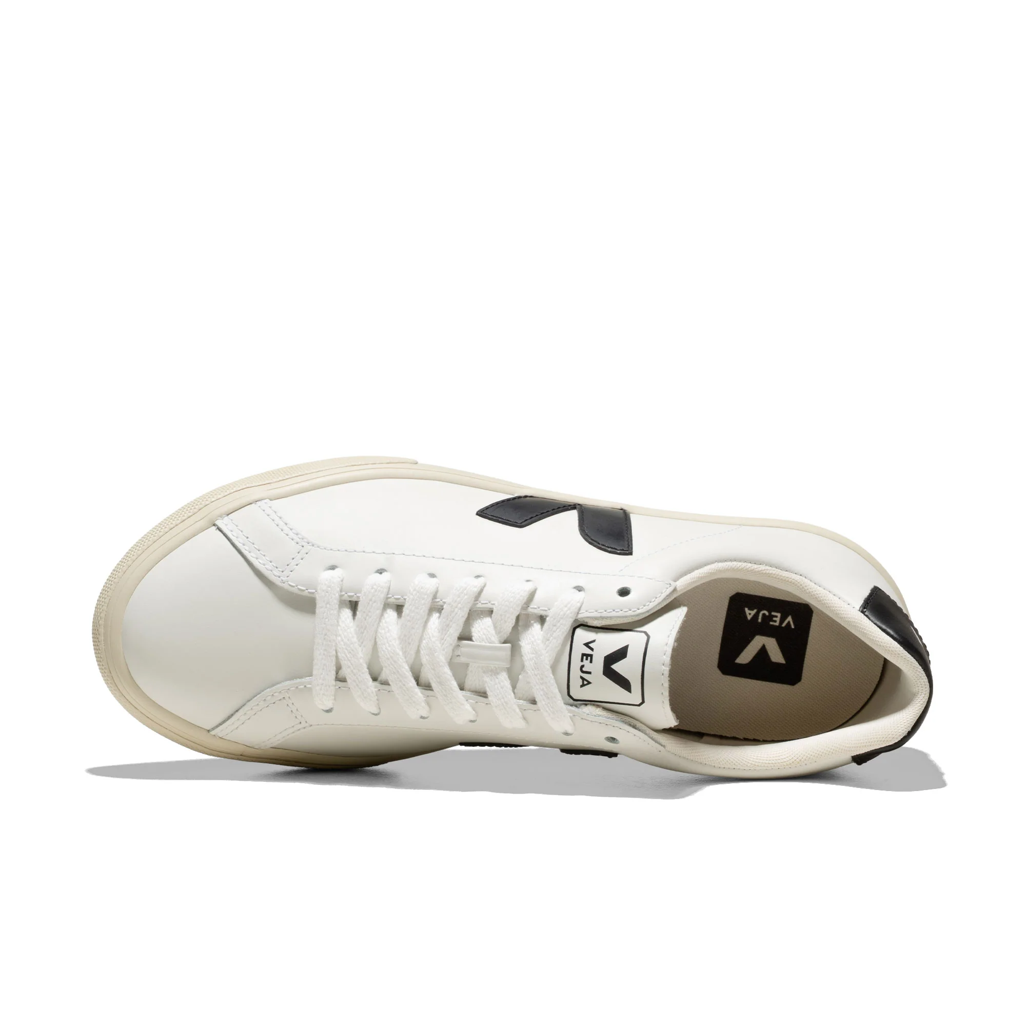 Veja Esplar Logo Leather White/Black - Image 5