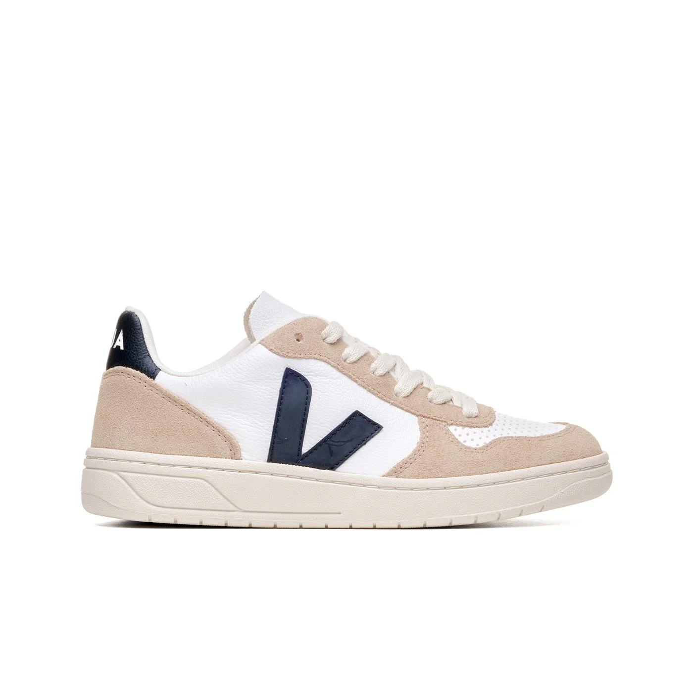 Veja V-10 Chromefree Extra-White/Black/Sahara