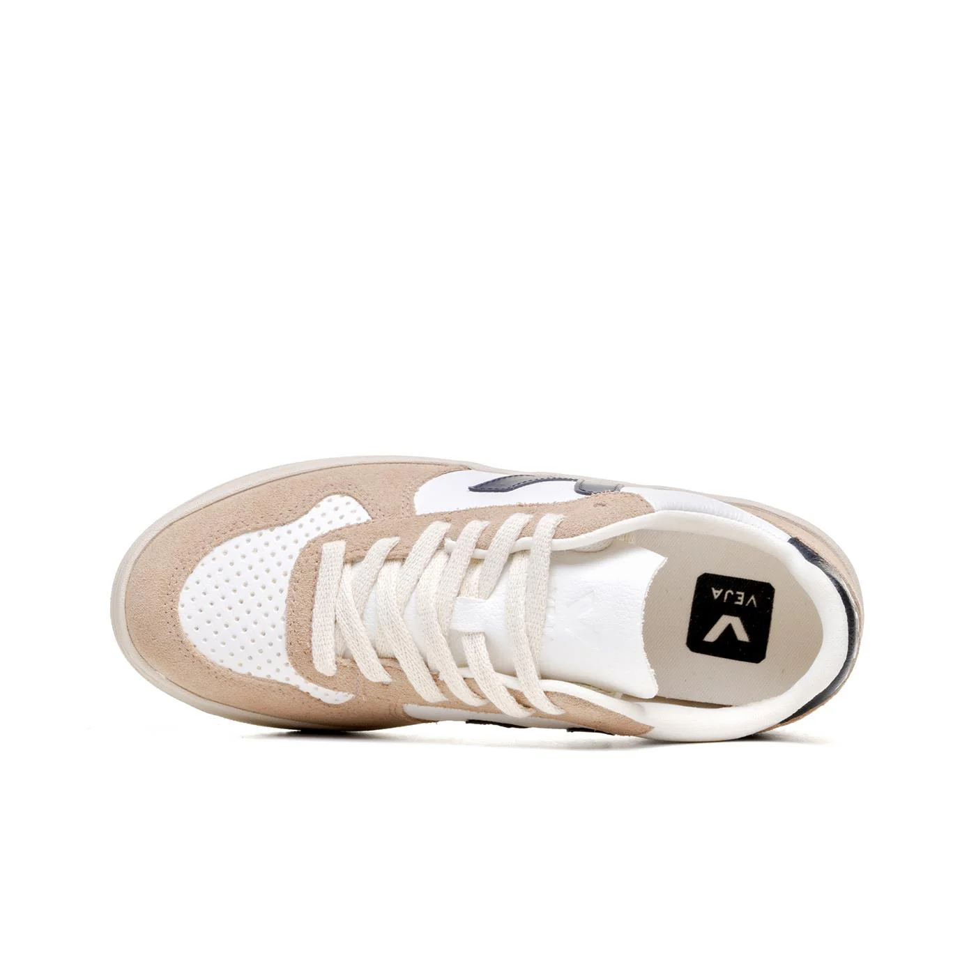 Veja V-10 Chromefree Extra-White/Black/Sahara - Image 5
