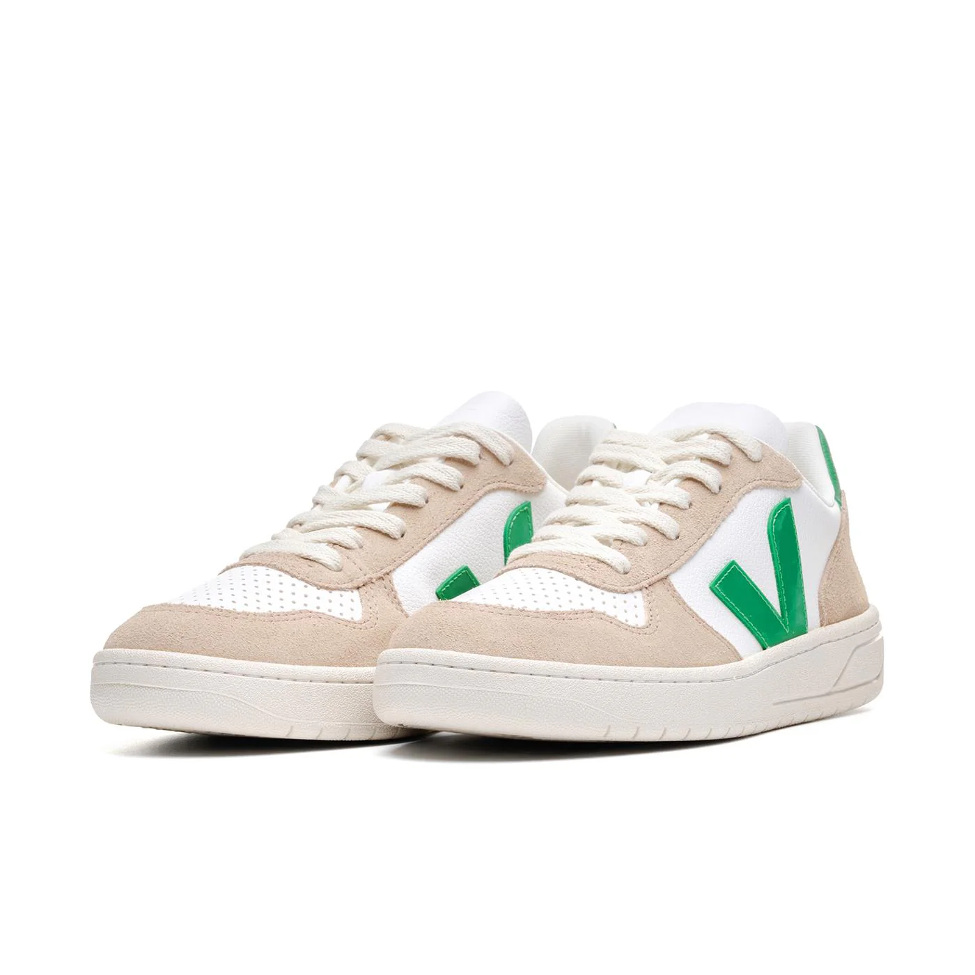 Veja V-10 Chromefree Extra-White/Emerald/Sahara - Image 3