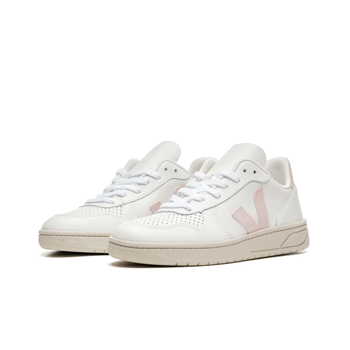 Veja V-10 Leather Extra-White/Petale - Image 3