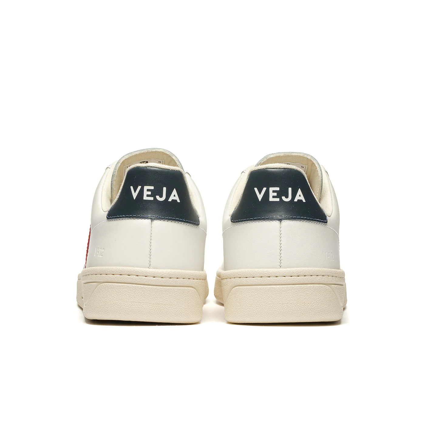 Veja V-12 Leather Extra White/Marsala-Nautico - Image 4