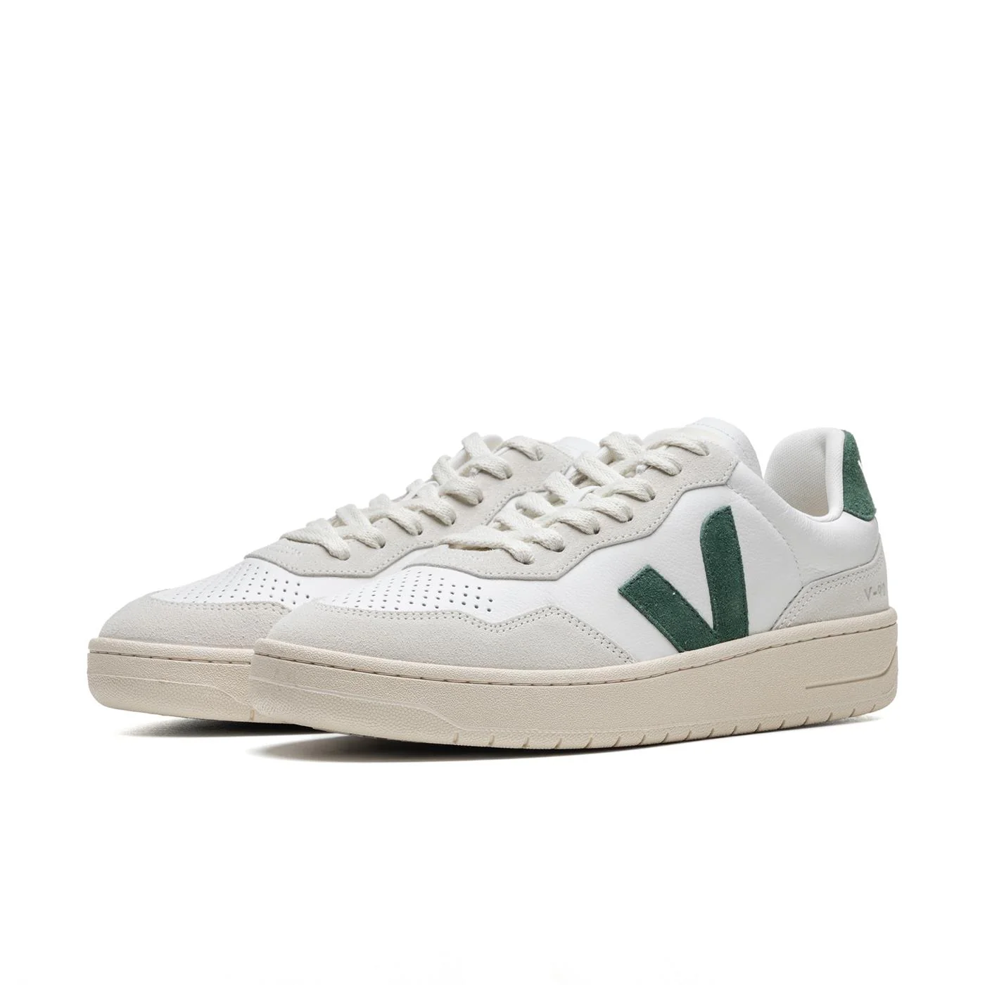 Veja V-90 O.T. Leather Extra-White/Cyprus - Image 3