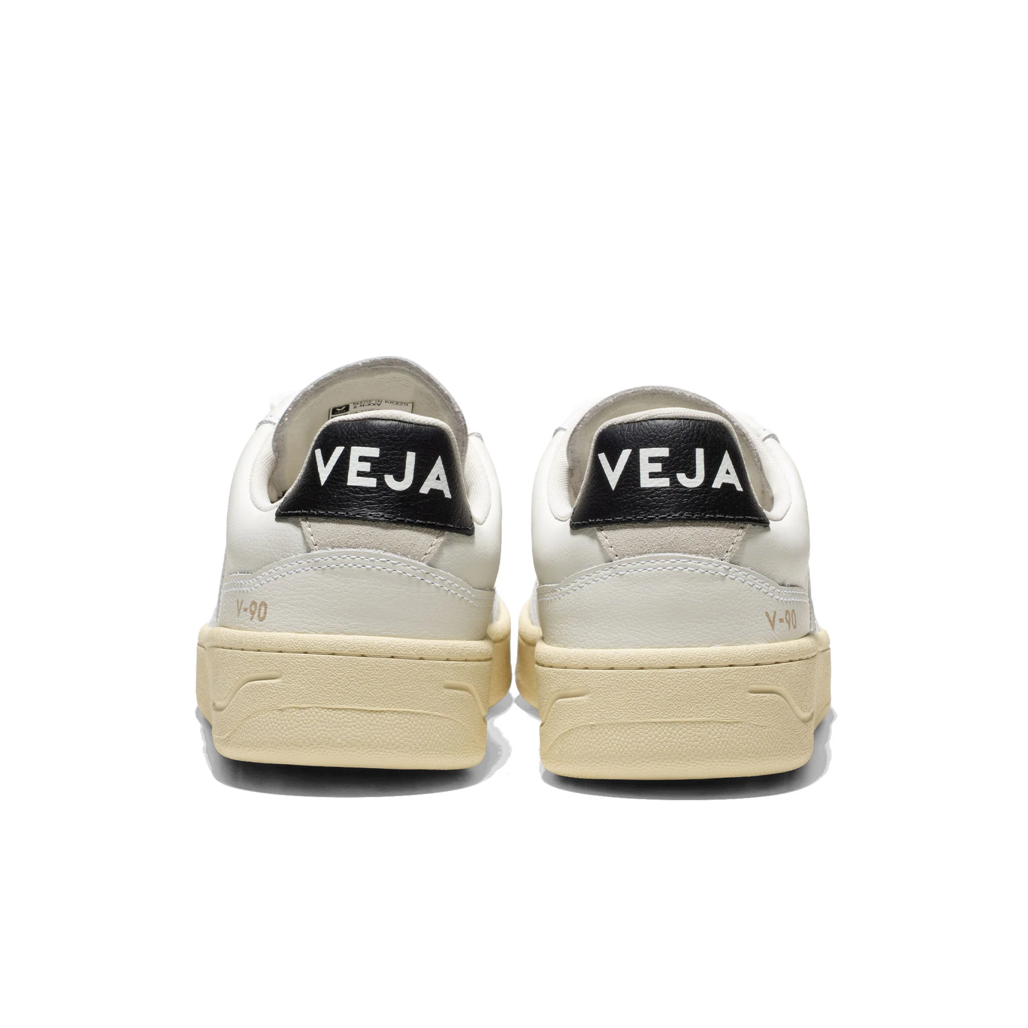 Veja V-90 O.T. Leather White/Silver/Black - Image 4
