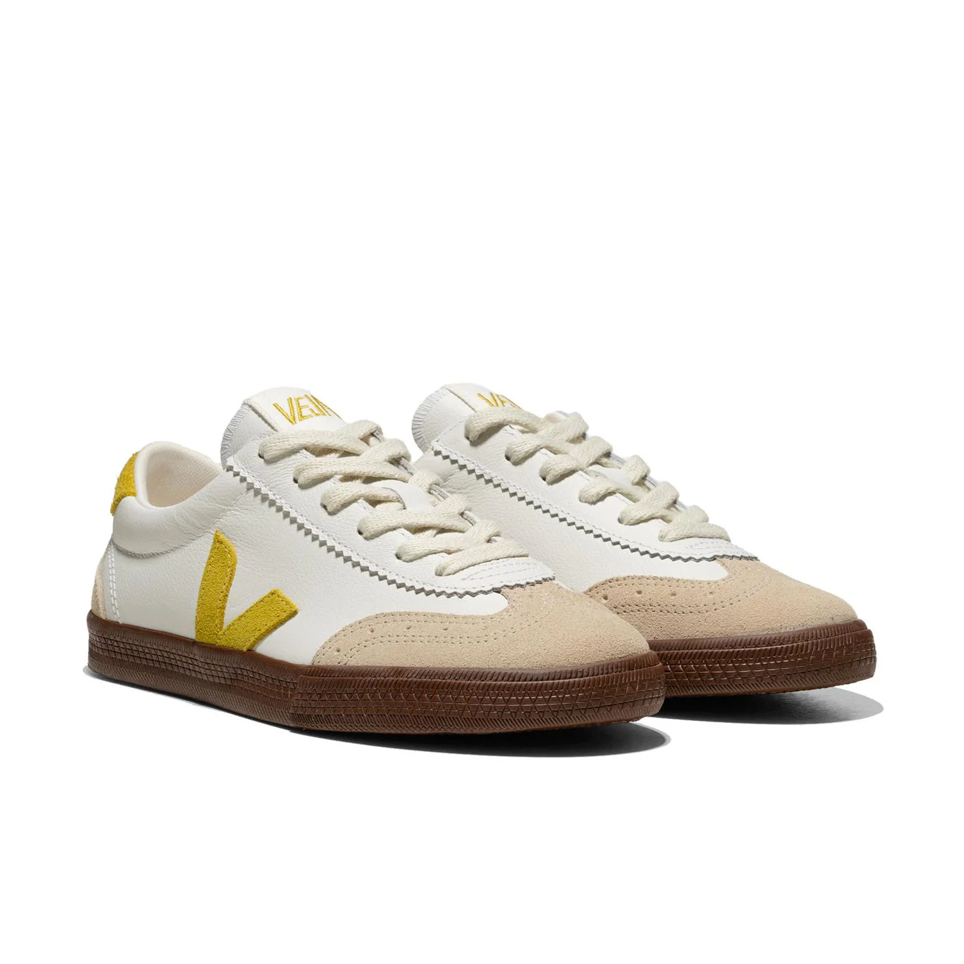 Veja Volley O.T. Leather White/Liquor/Bark - Image 2