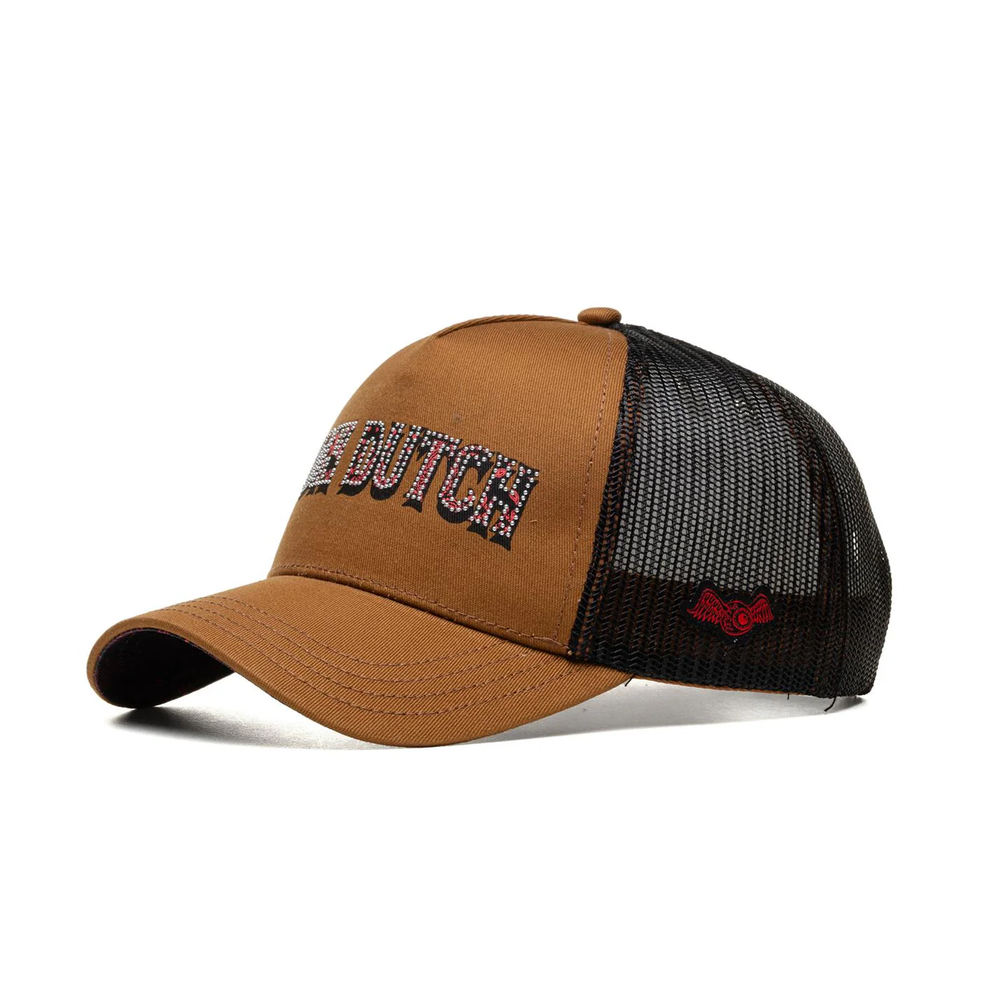 Von Dutch Snapback Cap Brown/Black - Image 2