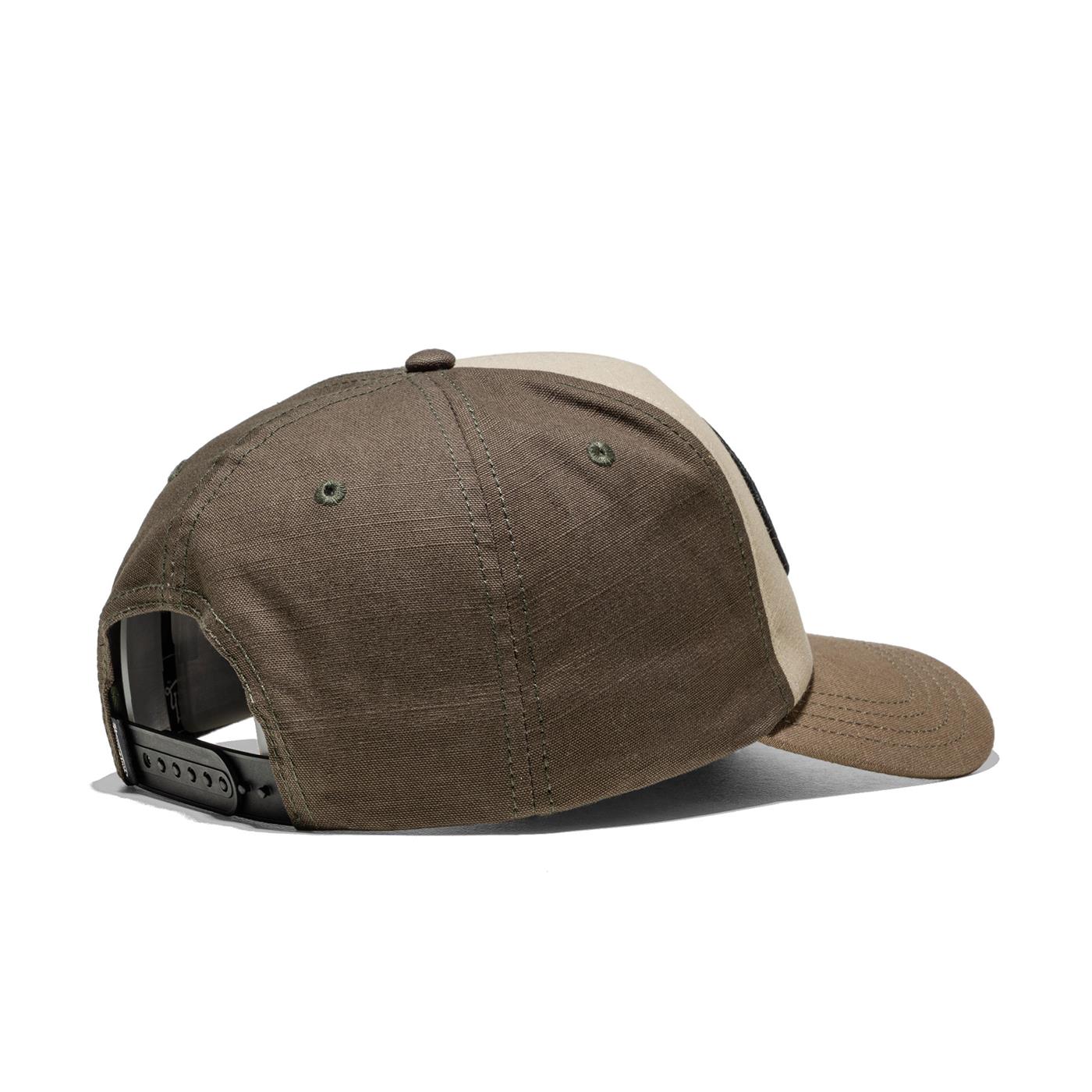 Von Dutch Snapback Cap Olive Green/Saddle Green - Image 3