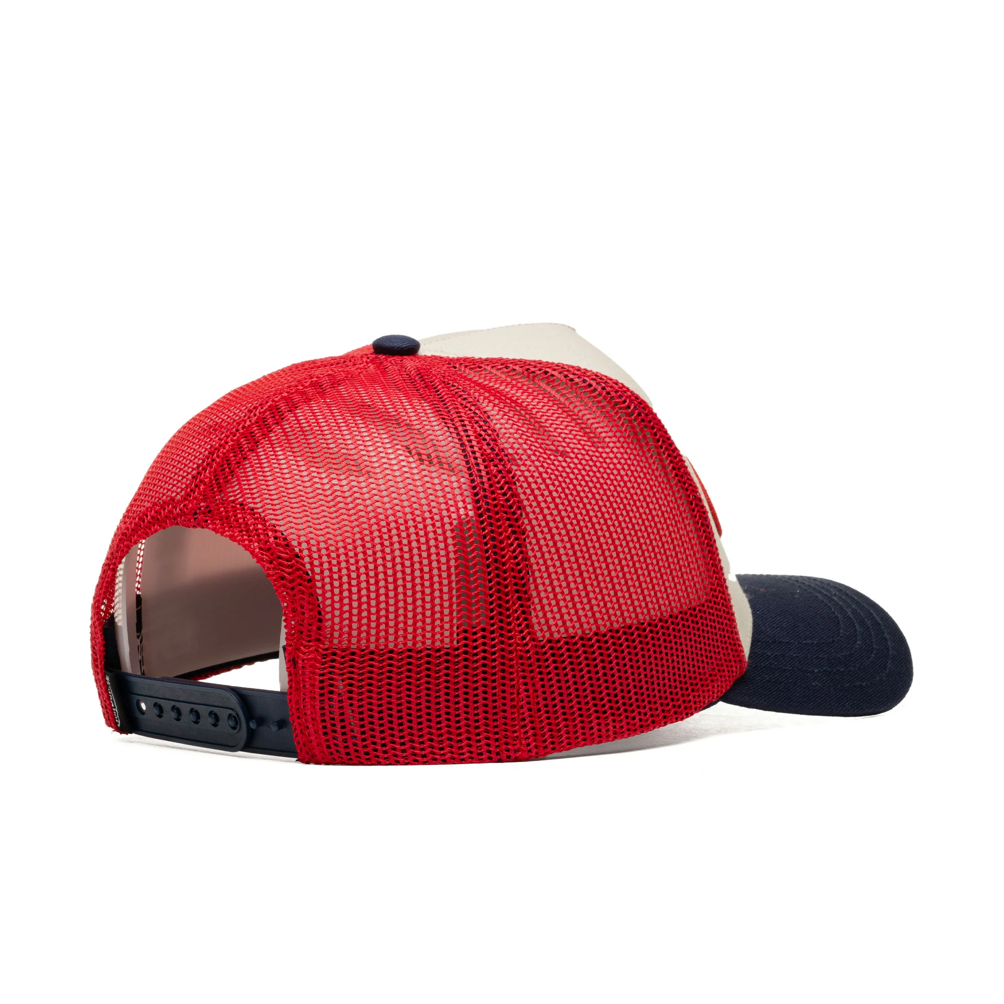 Von Dutch Snapback Cap Sand/Navy/Burgundy - Image 3