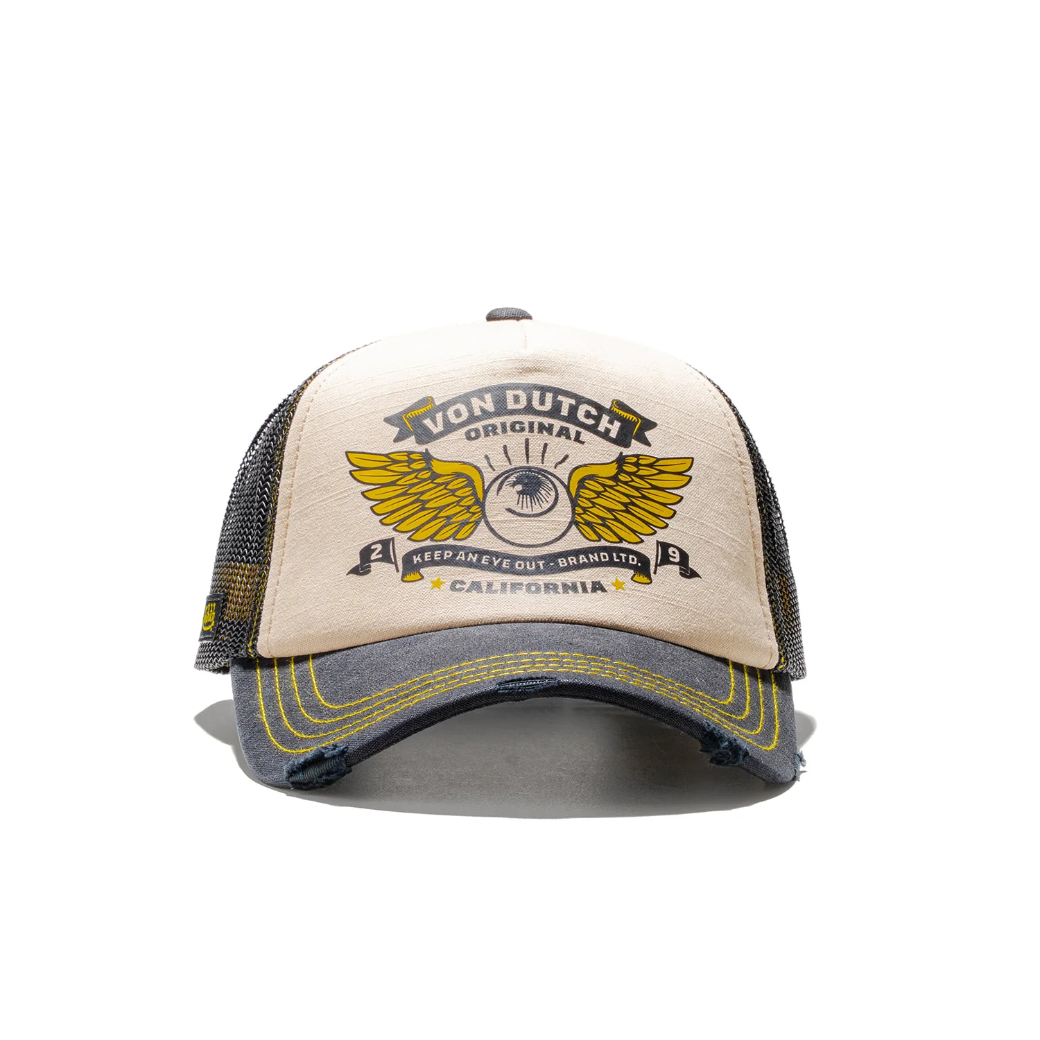 Von Dutch Trucker Cap Beige/Black