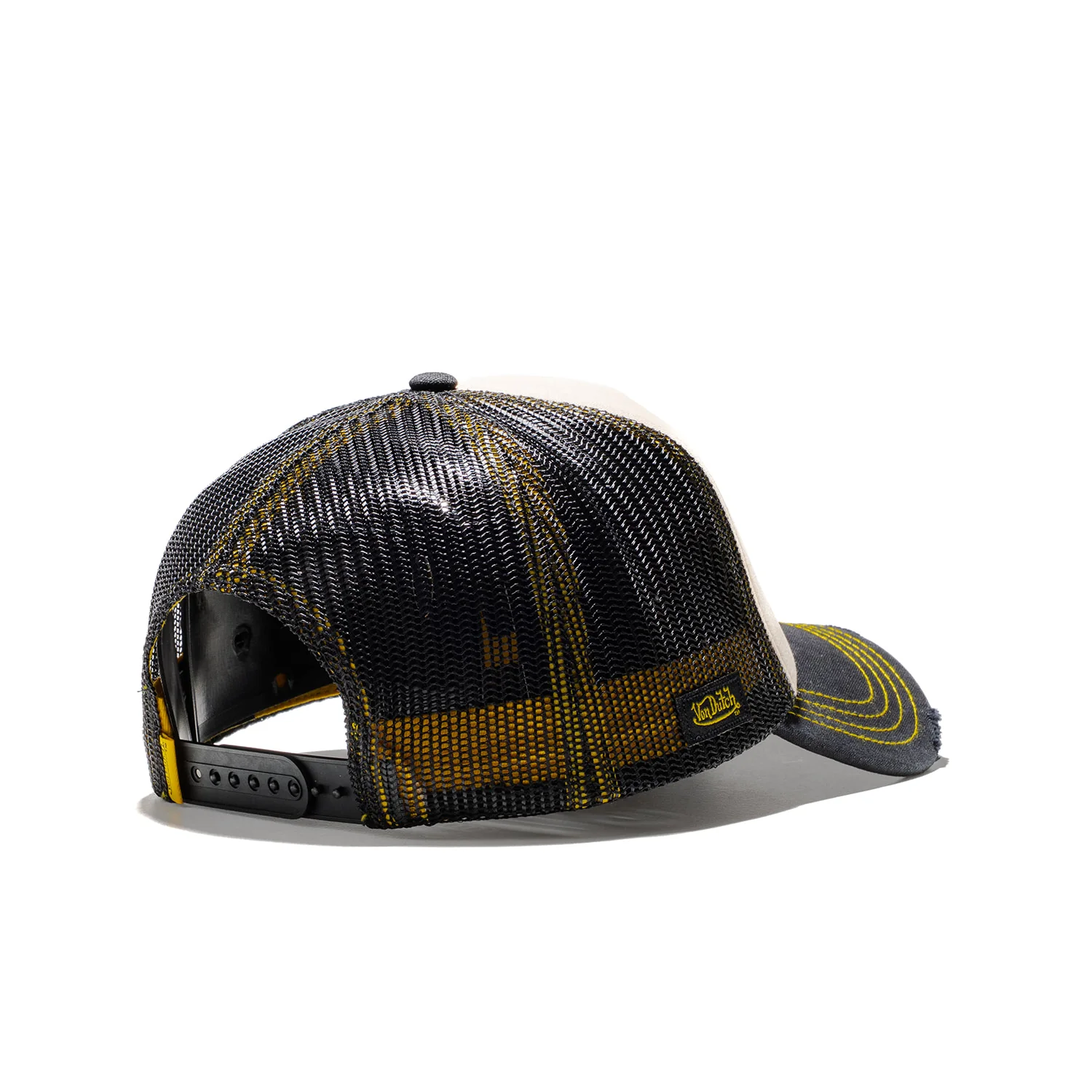 Von Dutch Trucker Cap Beige/Black - Image 3