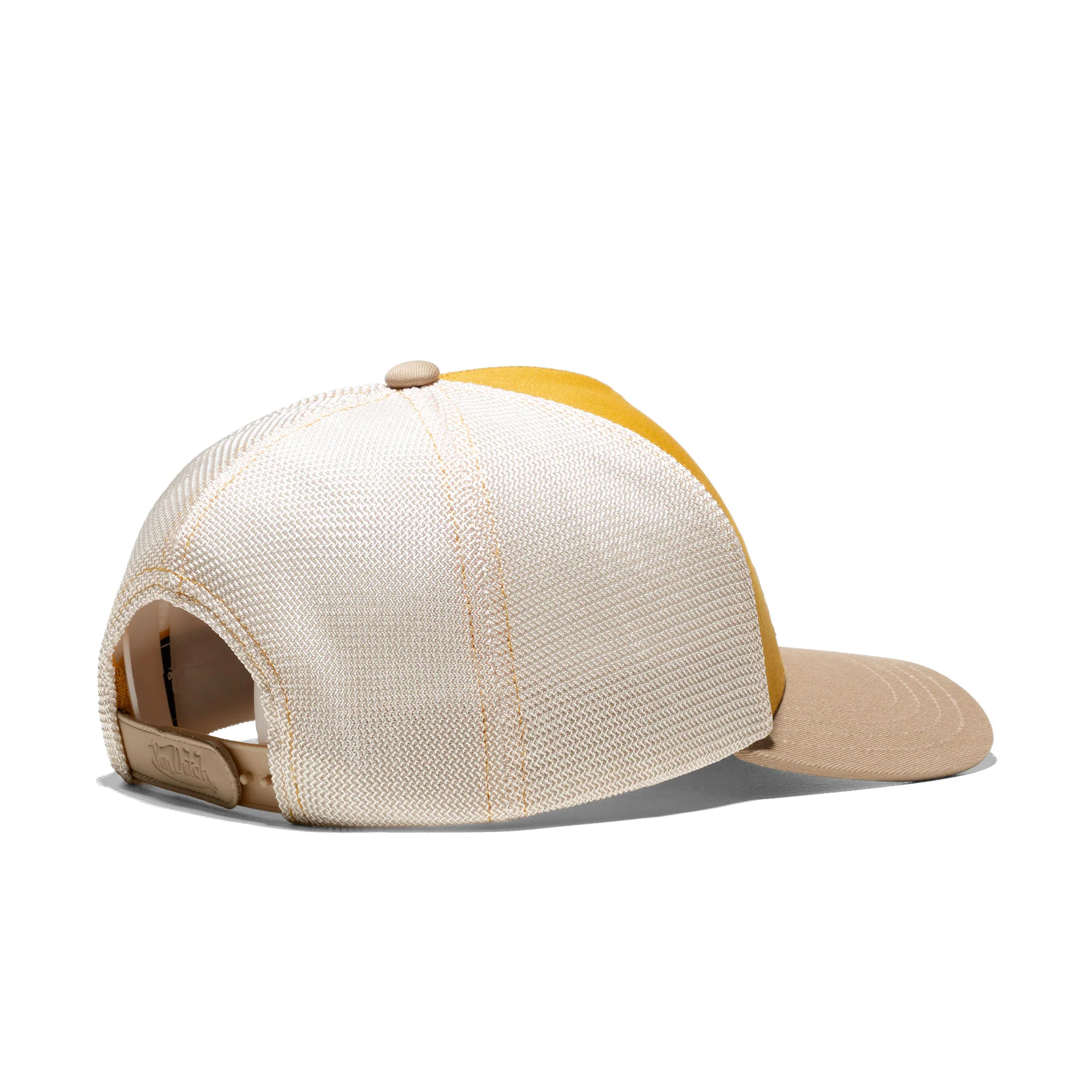 Von Dutch Trucker Cap Beige/Yellow/Black - Image 3