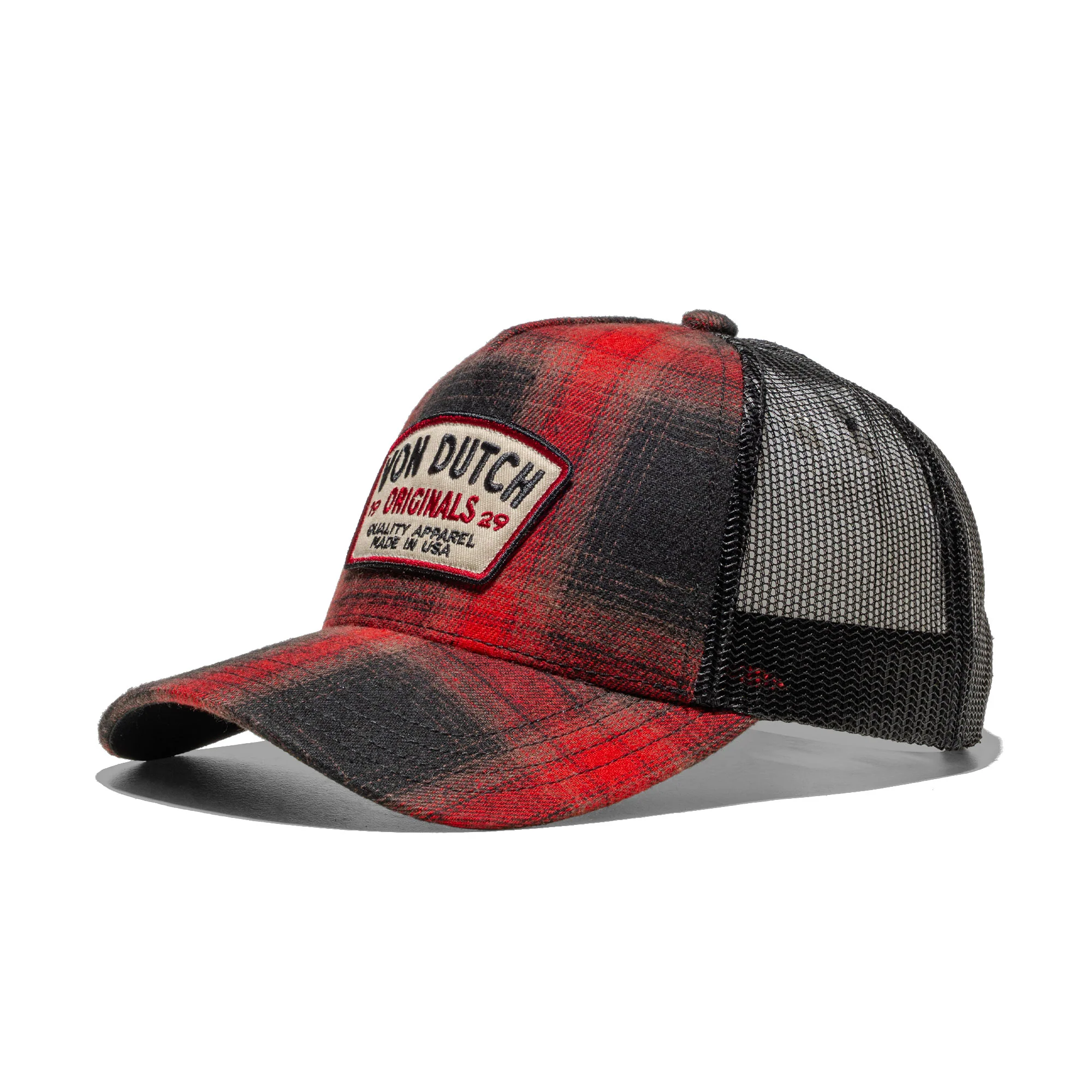Von Dutch Trucker Cap Black/Red - Image 2