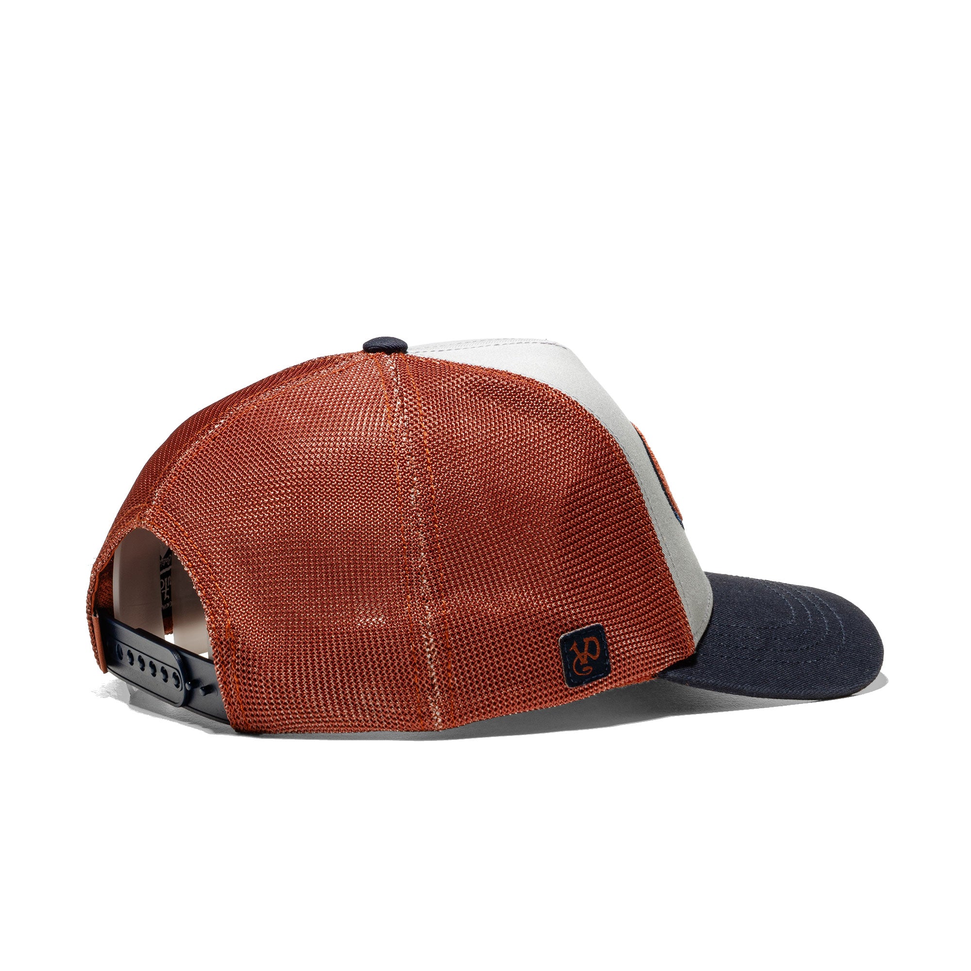 Von Dutch Trucker Cap Grey/Brown/Black - Image 3