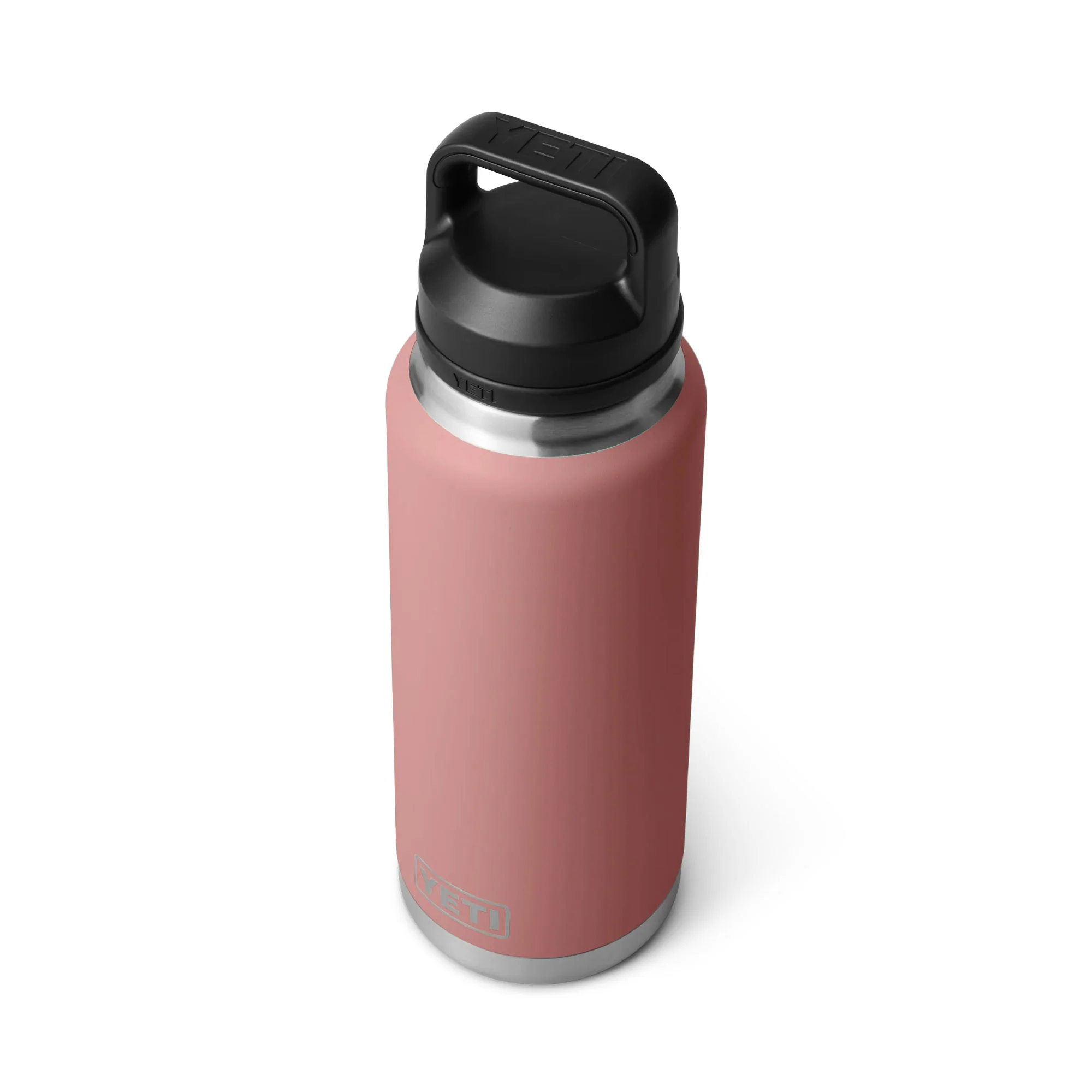 Yeti Rambler® (1L) Chug Cap Bottle Sandstone Pink - Image 3