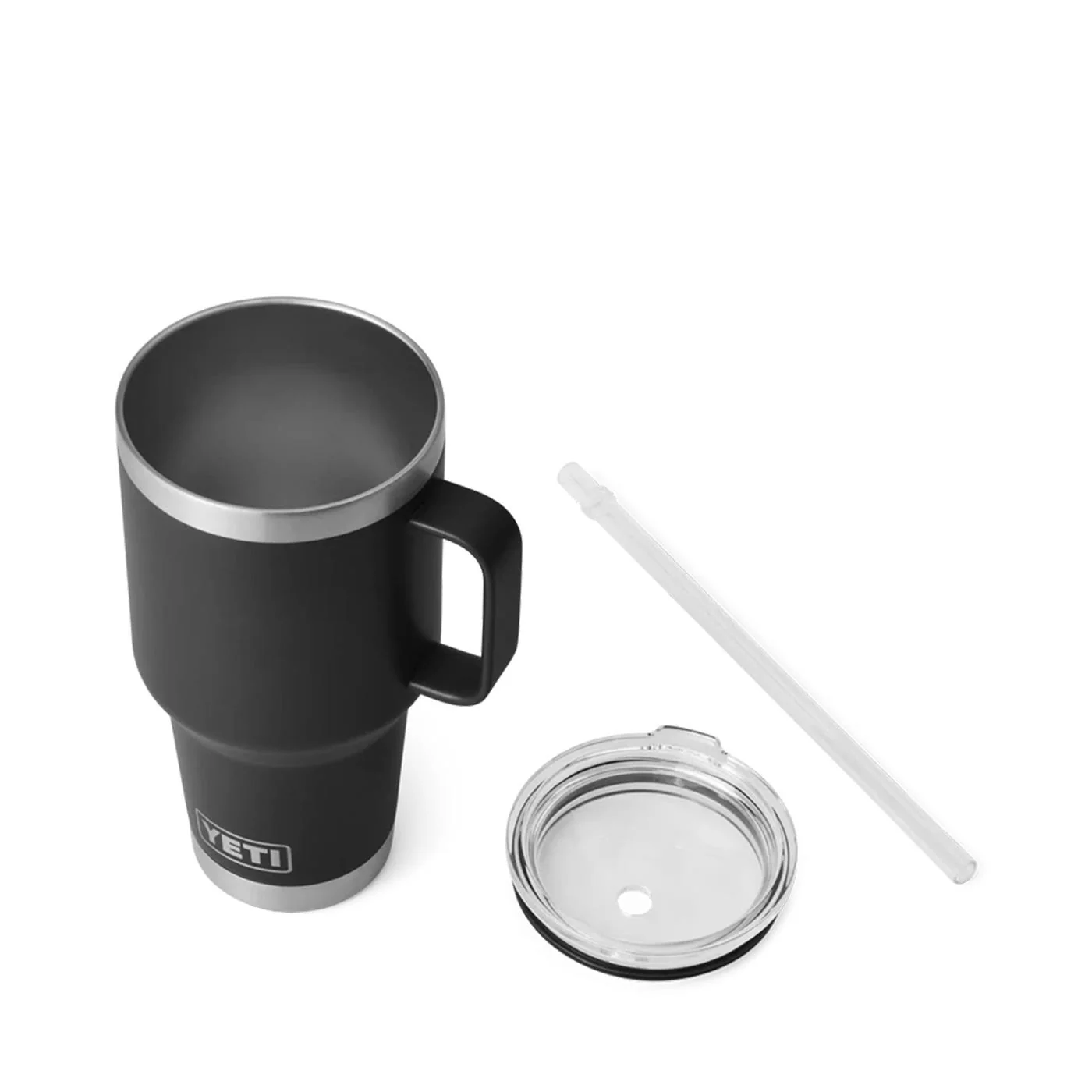 Yeti Rambler® (1L) Straw Mug Black - Image 4